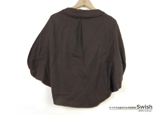 Z134■minaperhonen ミナペルホネン■souffle ブラウス トップス 36 灰■ perhonen mina 新品 Winter Collection (ba31-2511