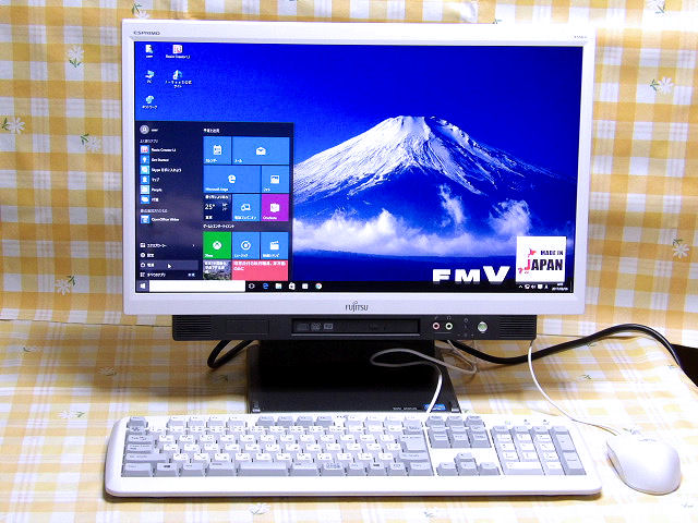 ■Win10最新 ESPRIMO 20ワイド K554/G 第3世代 i5-3340M 7/8付属セット良品■