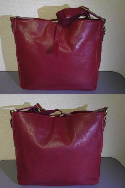 PORTER PRIME 2way ショルダーバッグ レザー 美品 レッド プライム 赤 バッファロー革 吉田かばん ポーター 定価4.6万
