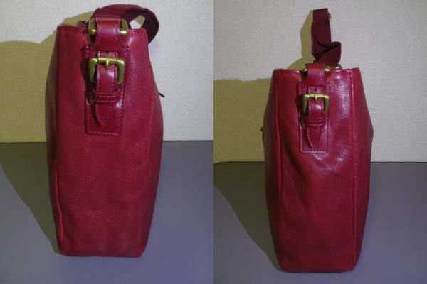 PORTER PRIME 2way ショルダーバッグ レザー 美品 レッド プライム 赤 バッファロー革 吉田かばん ポーター 定価4.6万