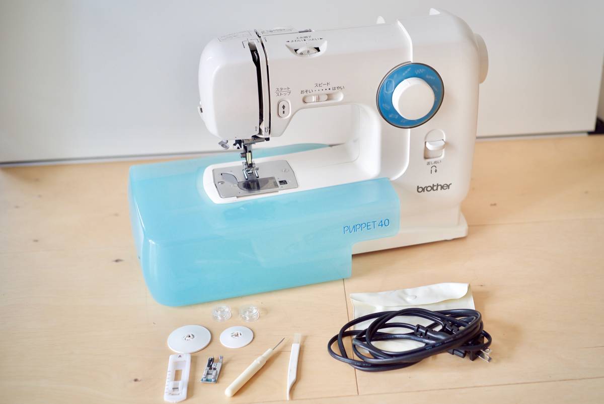 ブラザー コンパクト電子ミシン PUPPET 40 (EL135) 中古