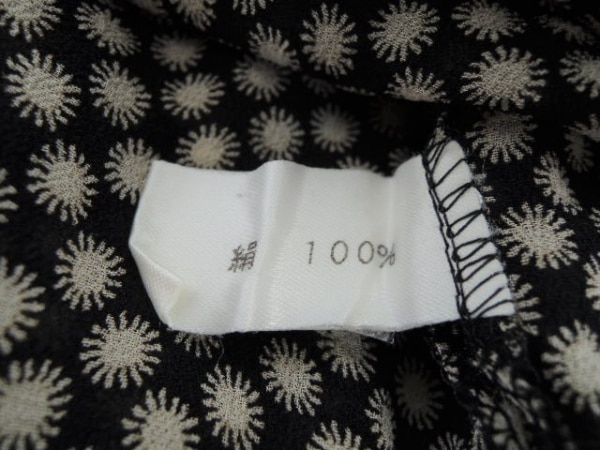 クロエ Chloe トップス 長袖シャツブラウス サイズ40 M 黒×ベージュ レディース シースルー