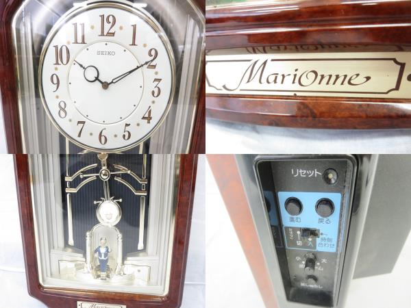 08/78-03 SEIKO セイコー マリオーネ からくり時計 壁掛け時計 RE526B