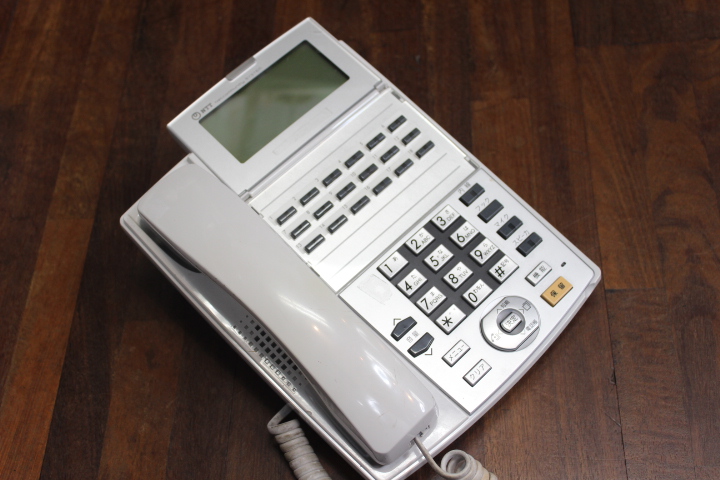 Y▽【ジャンク】NTT NX-(18)STEL-(1)(W) 18ボタンスター標準電話機 7台
