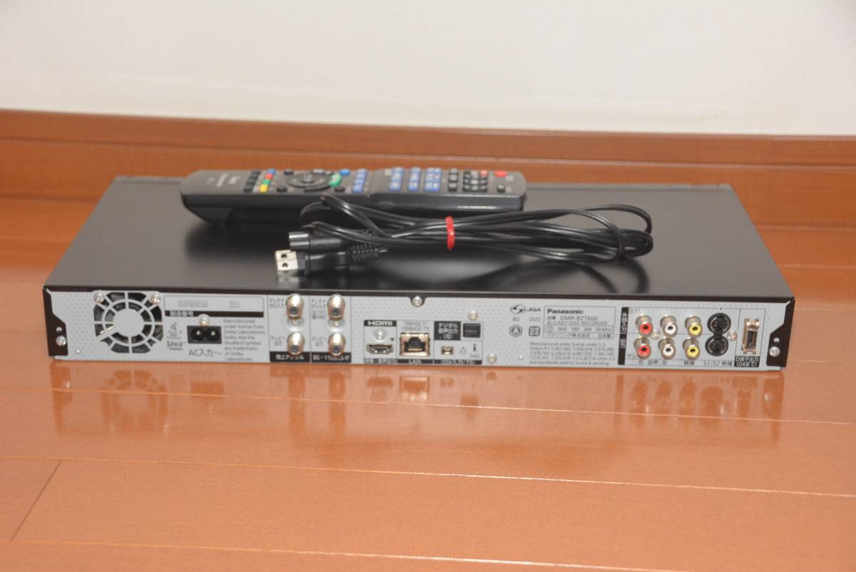 Panasonic DMR-BZT600 HDD搭載ハイビジョンブルーレイディスク