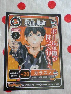 レア ハイキュー 小説版 ショーセツバン第1巻購入特典カード 影山飛雄 コミック アニメグッズ 売買されたオークション情報 Yahooの商品情報をアーカイブ公開 オークファン Aucfan Com