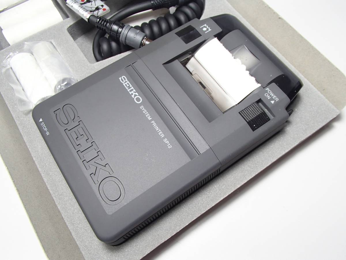□SEIKO ストップウォッチ用プリンタ SYSTEM PRINTER SP12