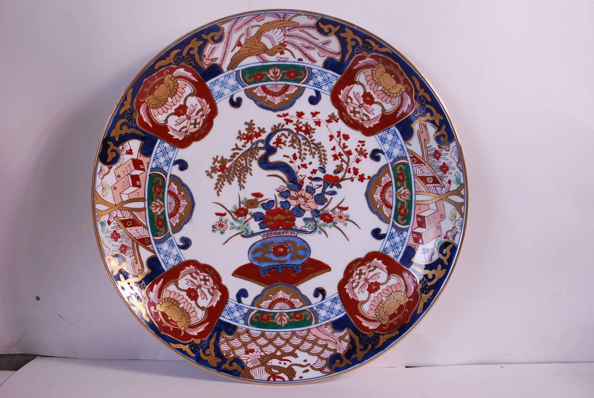 有田焼☆絵皿 秀峰作 36cm 有田焼 龍図 飾り皿 秀峰 Yahoo