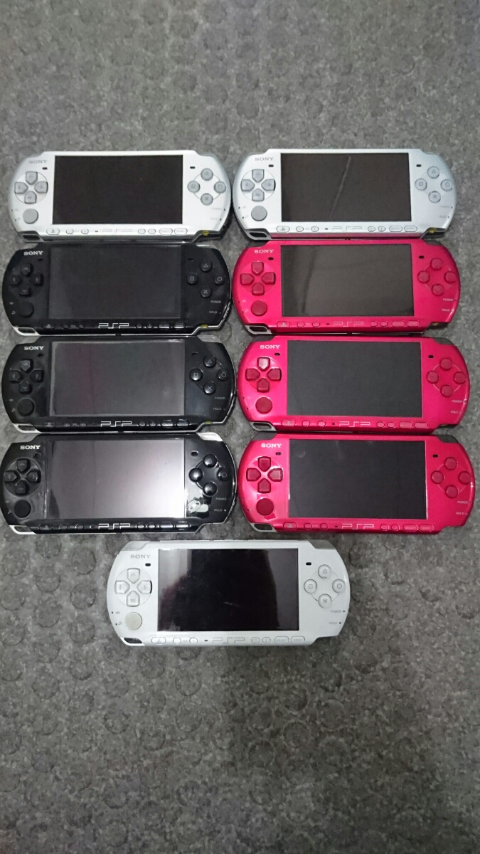 【同梱不可】ソニー PSP3000&3001 9台セット ジャンク品