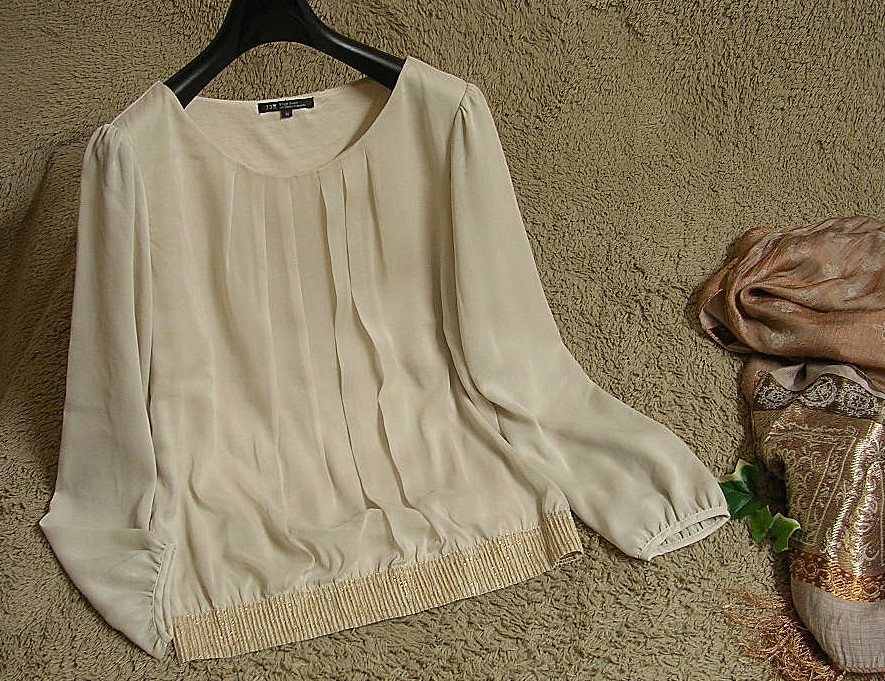 ☆　23区　☆シフォン合わせカットソーBe◎大きいサイズ40