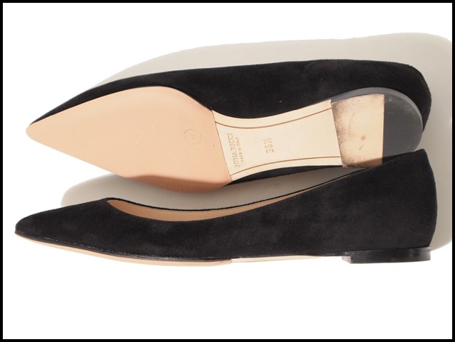 R3235P ▽NINA RICCI ニナリッチ▽ 新品同様 スエード ポインテッド 