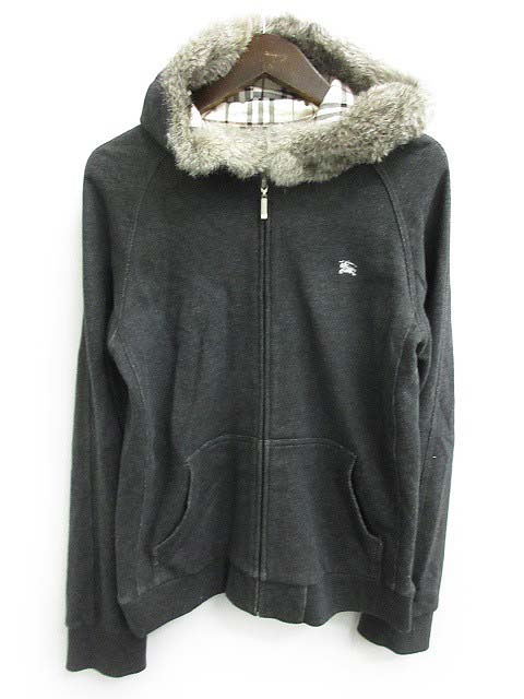 バーバリーブラックレーベル BURBERRY BLACK LABEL パーカー ジップ 
