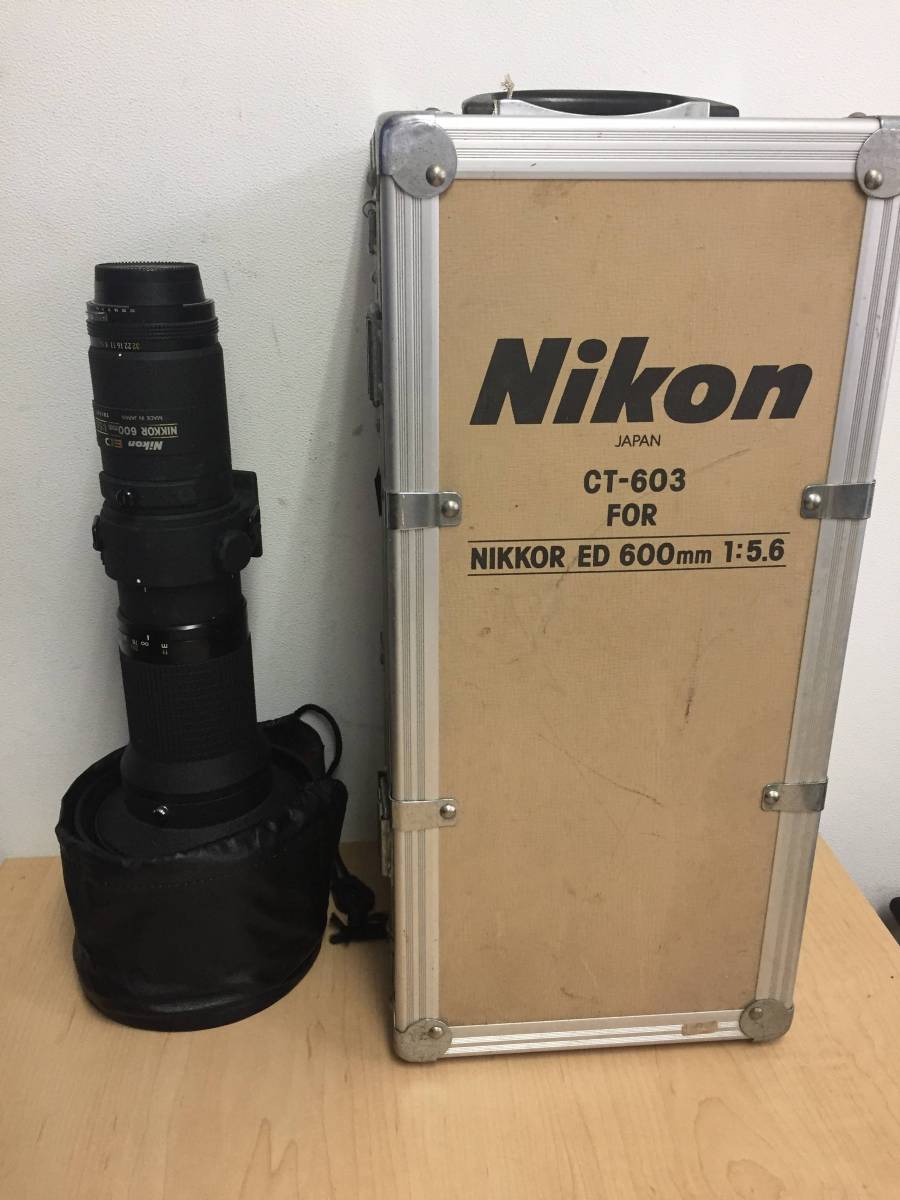 大型レンズ Nikon/ニコン CT-603 FOR NIKKOR ED 600mm 1:5.6 動作未確認(ニコン)｜売買されたオークション ...