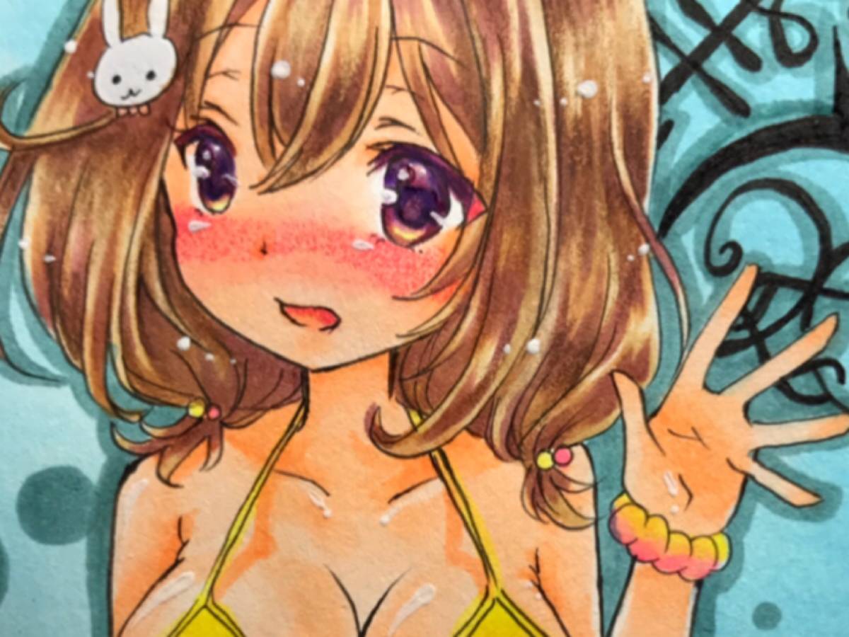 ガールフレンド 仮 風町陽歌 同人手描きイラスト 水着 手描きイラスト 売買されたオークション情報 Yahooの商品情報をアーカイブ公開 オークファン Aucfan Com