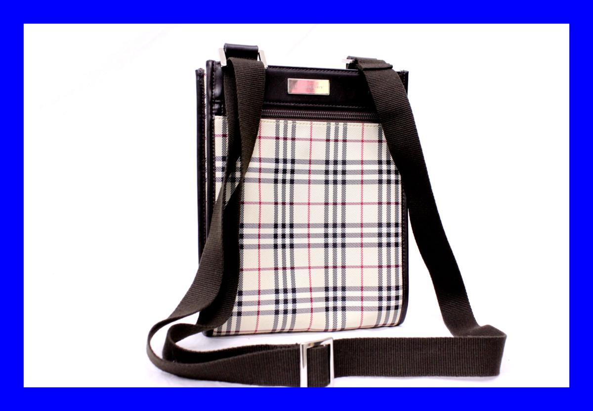 バーバリー BURBERRY ショルダーバッグ 本物 グリーン・カーキ⁄緑色系 