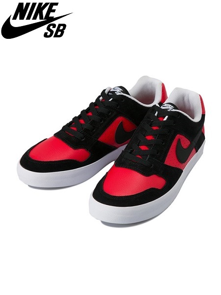 2017年モデル 新品未使用 【NIKE SB(ナイキヱスビー)】 DELTA FORCE VULC (デルタ フォース ヴァルク) ブラック/レッド 27.5cm