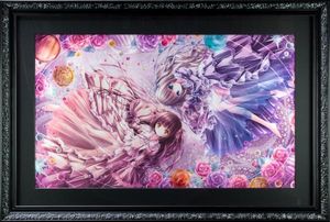 【新品】ロウきゅーぶ 湊智花 複製原画【てぃんくる・蒼山サグ直筆サイン入り】版画 新品】ロウきゅーぶ キャラファイングラフ 湊智花ウェディングVer