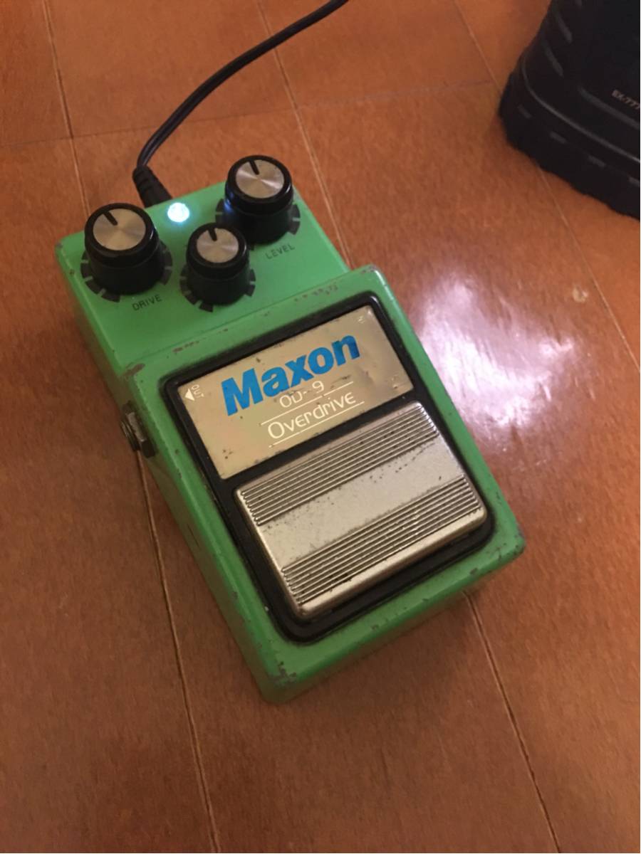 Maxon OD-9 オリジナル ビンテージ mod JRC4558D 艶あり （検 TS-9