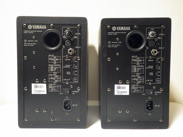 ☆美品！ YAMAHA ヤマハ パワードモニター スピーカー HS50M 【ペア