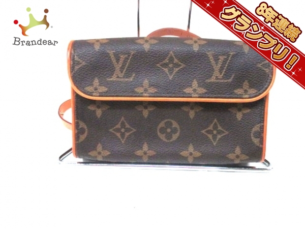 ルイヴィトン LOUIS VUITTON バッグ ウエストポーチ モノグラム・キャンバス M51855 ポシェット・フロランティーヌ FL0062 モノグラム