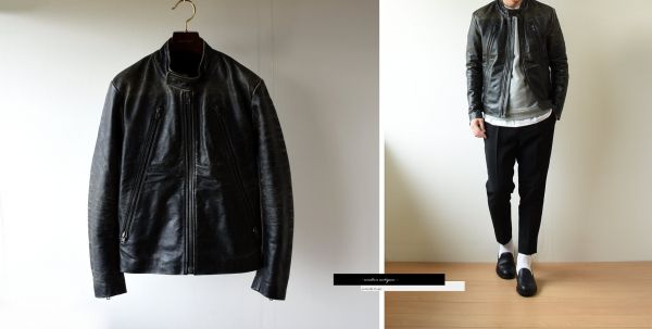 Maison Martin Margiela⑭ ] クラックレザーを使用した名作定番“八の字