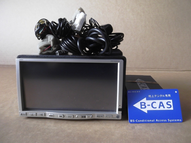 三洋製　日産　純正　「HS706-A」　HDDナビ　B-CAS付　地デジ　フルセグ　DVD再生可能　作動良好品
