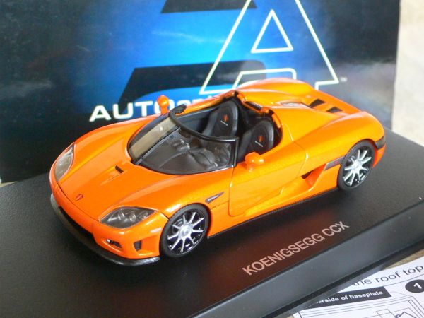 1/43 ケーニグセグ　CCX KOENIGSEGG CCX オレンジ　ケーニクセグ