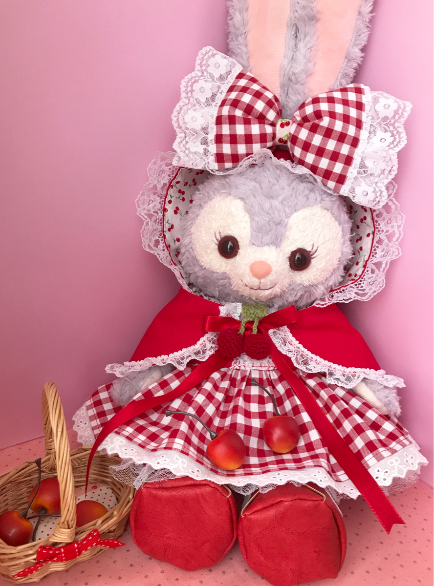 ステラルー＊さくらんぼ頭巾ちゃん＊Sサイズ コスチューム＊ギンガム