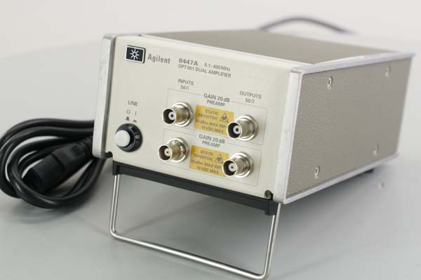 なお商品です DW]USED hp 8447A OPT 001 DUAL AMPLIFIER 0.1-400MHz デュアル