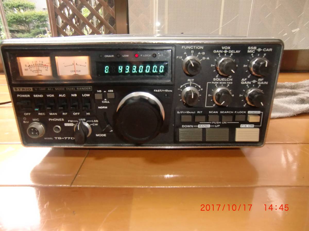  TRIO TS-770 １０W機 SSB不動 もFMOK(固定)｜売買されたオークション情報、yahooの商品情報をアーカイブ公開 - オークファン 固定