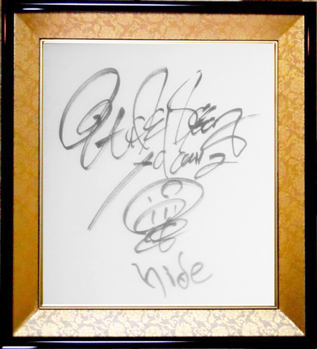 X hide JAPAN HIDE 直筆 ヒデ 2026年最新Yahoo!オークション 
