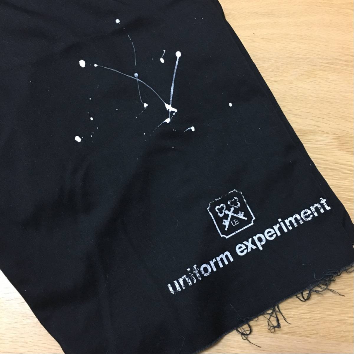 【美品】uniform experiment 2017ss fragment 藤原ヒロシ HF MA-1 デニム