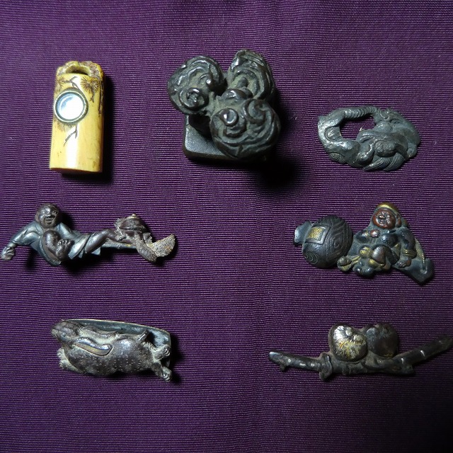 飾り金具と印材　計7個