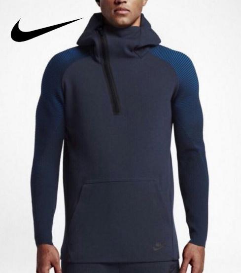 NIKE ナイキ テックフリース ダイナミック ハーフジップフーディ 紺