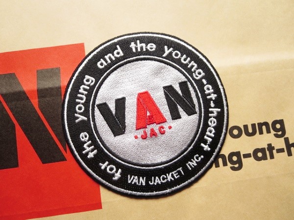 VAN 刺繍パッチ ジャケット用エンブレム VAN JAC ヴィンテージ