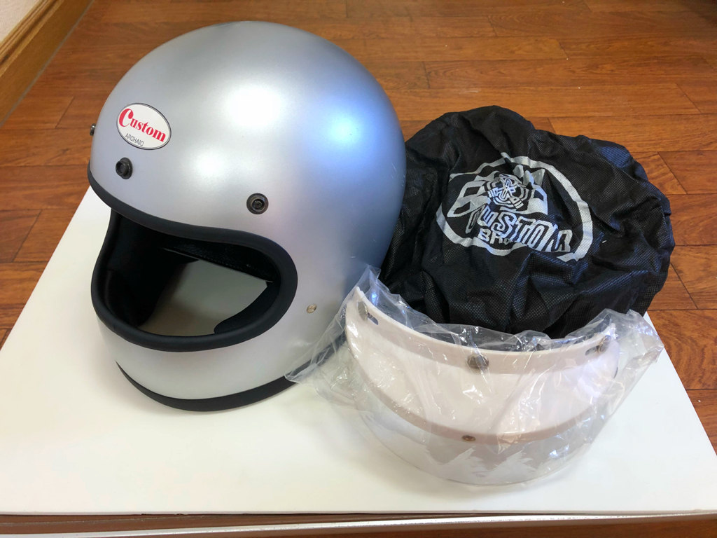 立花 シルバー gt750 限定色 絶版 ヘルメット Lサイズ フルフェイス