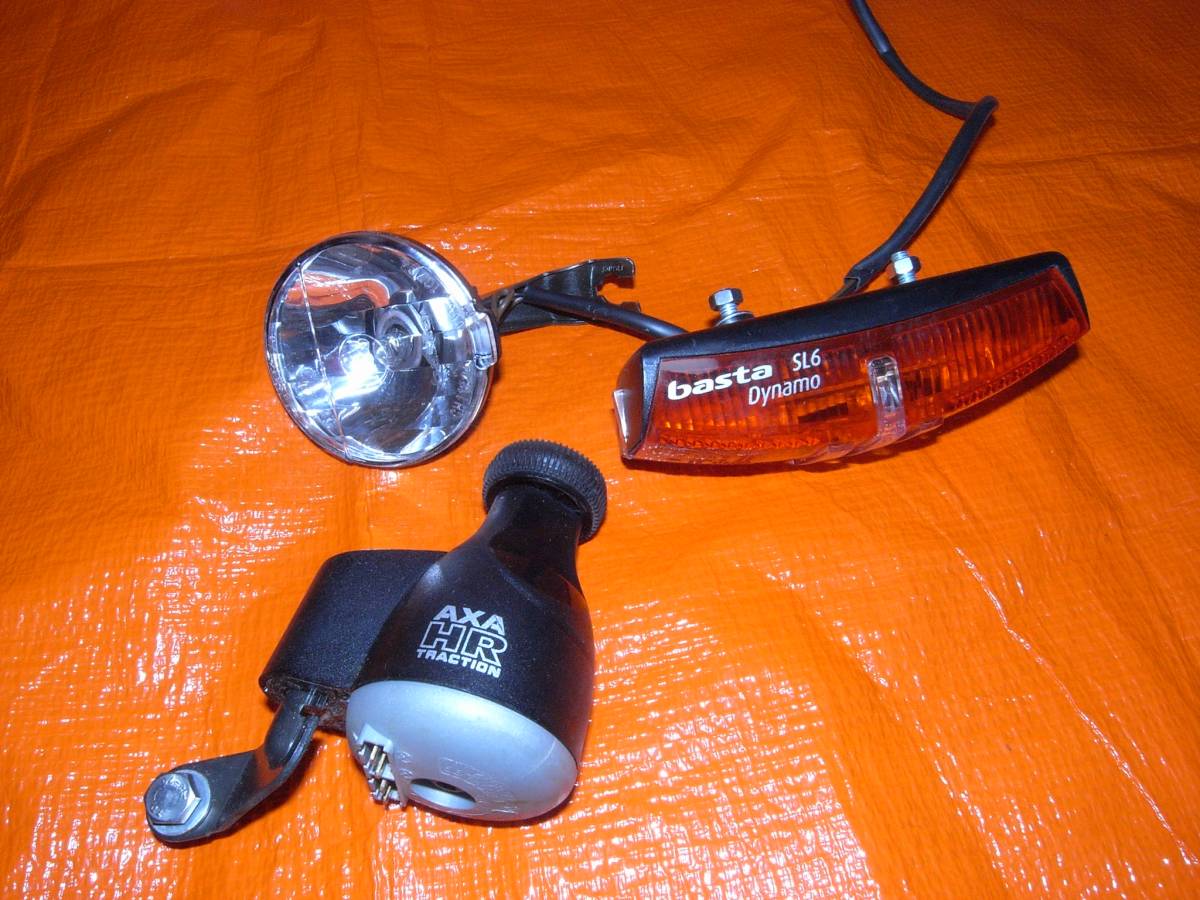 ライト 前後セット　ダイナモ　ブロンプトン　brompton 送料込 basta