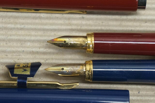 ダグ付きあり万年筆　22K、21K、14Kペン先 万年筆　11点まとめて　プラチナ　1円～