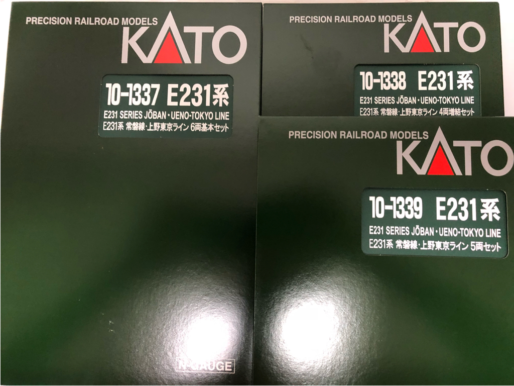 KATO 10-1337 1338 1339 E231系 常磐線・上野東京ライン 6両基本 4両