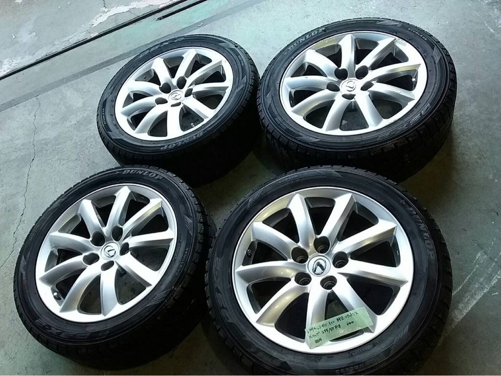 定番，HOT レクサス LS 純正ホイール スタッドレスタイヤ 235/50R18