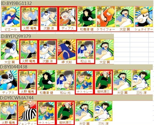 キャプテン翼 ～たたかえドリームチーム～限定 火野 竜馬 /ナトゥレーザ /ディアス /若林源三/ 次藤 洋 リセマラ 選択可 火野 竜馬｜キャプテン翼（キャプ翼）～たたかえドリームチーム～ 公式