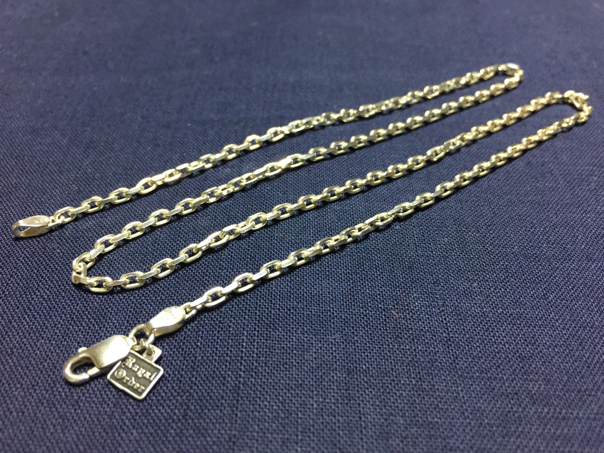 ROYAL ORDER】本物・美品・定番 ロイヤルオーダー シンプルチェーン 