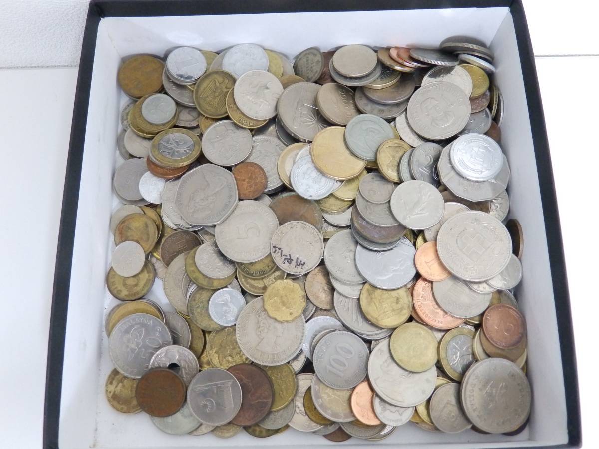 古銭 外国古銭 大量 おまとめ 約1815g 2