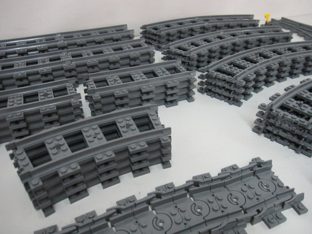 54.L417 ★処分ジャンク品 LEGO レゴ フレキシブルレール まとめ