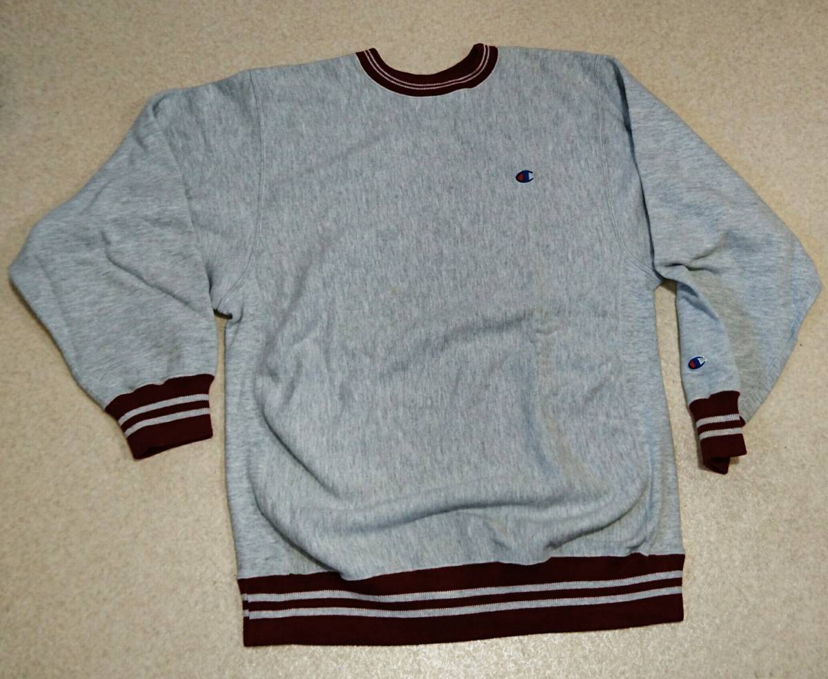 90s チャンピオン リバースウィーブ USA製 トリコタグ 裏起毛 灰色 XL 90S CHAMPION REVERSE-WEAVE XL チャンピオン リバースウィーブ