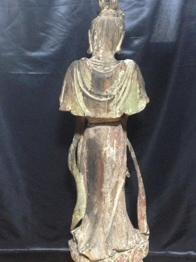 1585☆高さ107cm☆木製☆仏像☆彫刻☆日本美術☆インパクト