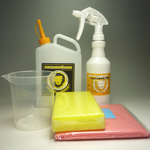 【横浜磨材】リニューアルで新登場！プロ仕様キャニヨン製ノズルを標準装備！濃縮原液ポリマーG1000・1000mlのセット　送料無料！