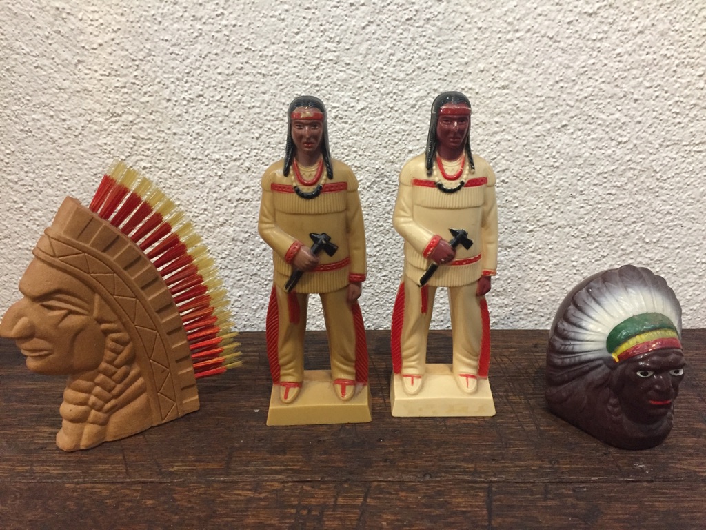 ビンテージ　ネイティブアメリカン　インディアン　人形　企業物　セット