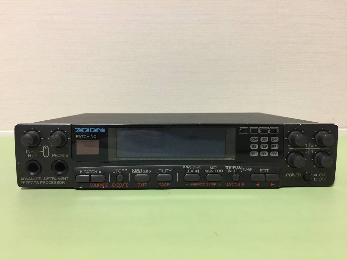 通電確認済み】ZOOM 9050 マルチエフェクター フットスイッチ ギター