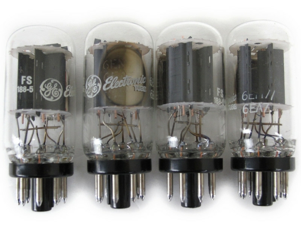 真空管アンプ 6GW8ジャンク ジャンク General Electric 6EM7 6EA7 4本 セット 真空管 USA 2ペア